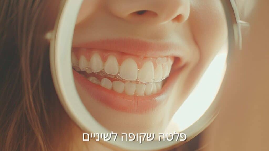 דר עומר פלייסיג - פלטה שקופה לשיניים